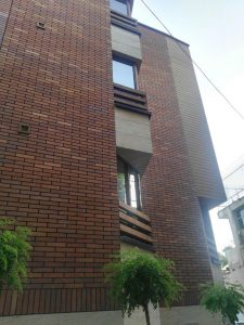 پروژه اجرای نمای ساختمان آجرنسوز - تهران جماران