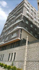 اجرای آجر نما ساختمان مینی سیتی - سوهانک تهران