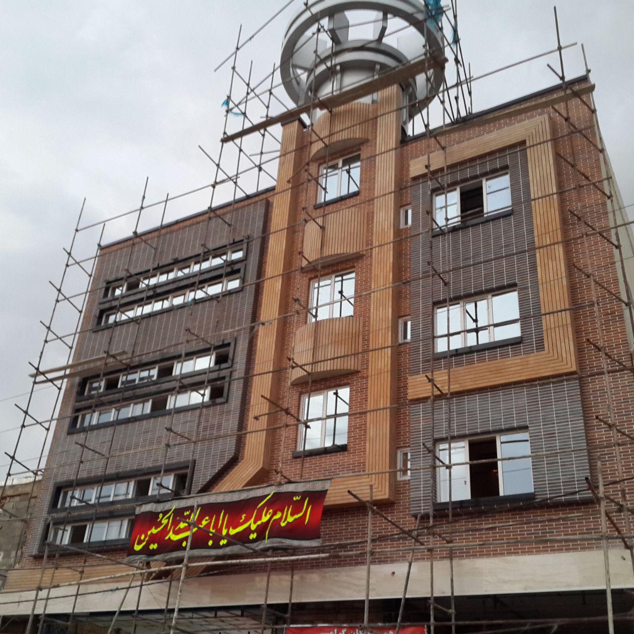 پروژه اجرا آجرنسوزنما ساختمان اداری - کرج